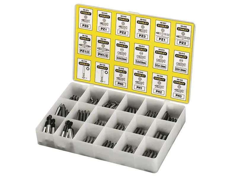 STANLEY 200-Piece Insert Bits & Magnetic Bit Holders Set