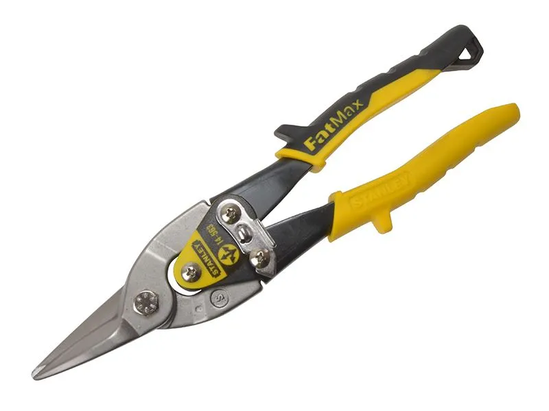 STANLEY® Yellow Aviation Snips - Straight Cut 250mm (10in)