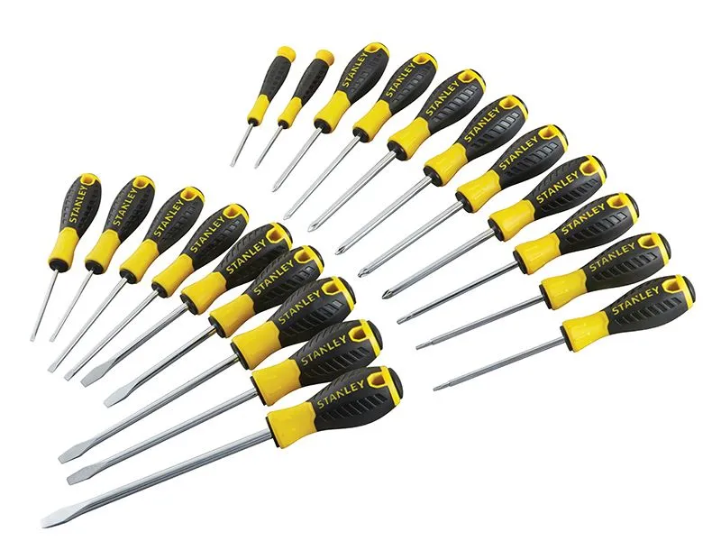 STANLEY 0-60-213 Essential Screwdriver Set, 20-Piece