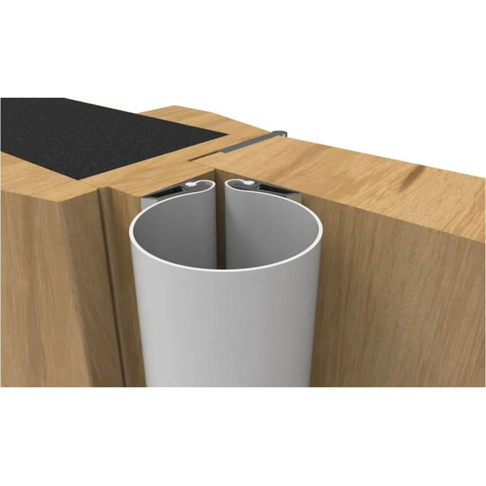 1950mm White Hinge Knuckle Side Door Finger Protector Strip Heavy Duty Safety