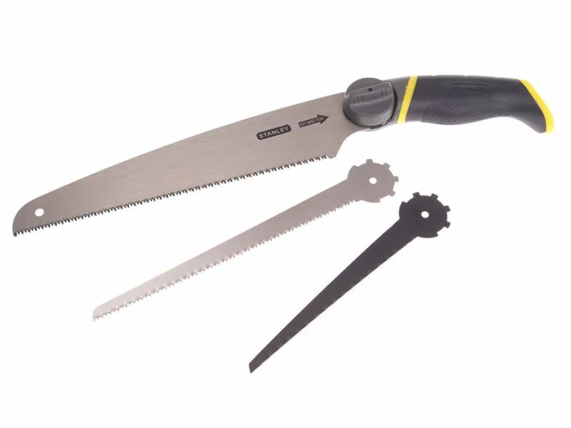 STANLEY 3-in-1 Multi-Purpose Saw with Wood, Metal & Compass Blades