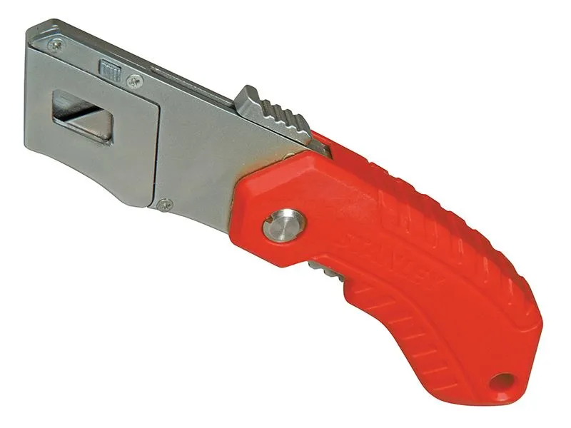 STANLEY Folding Pocket Safety Knife with Auto-Retract Blade