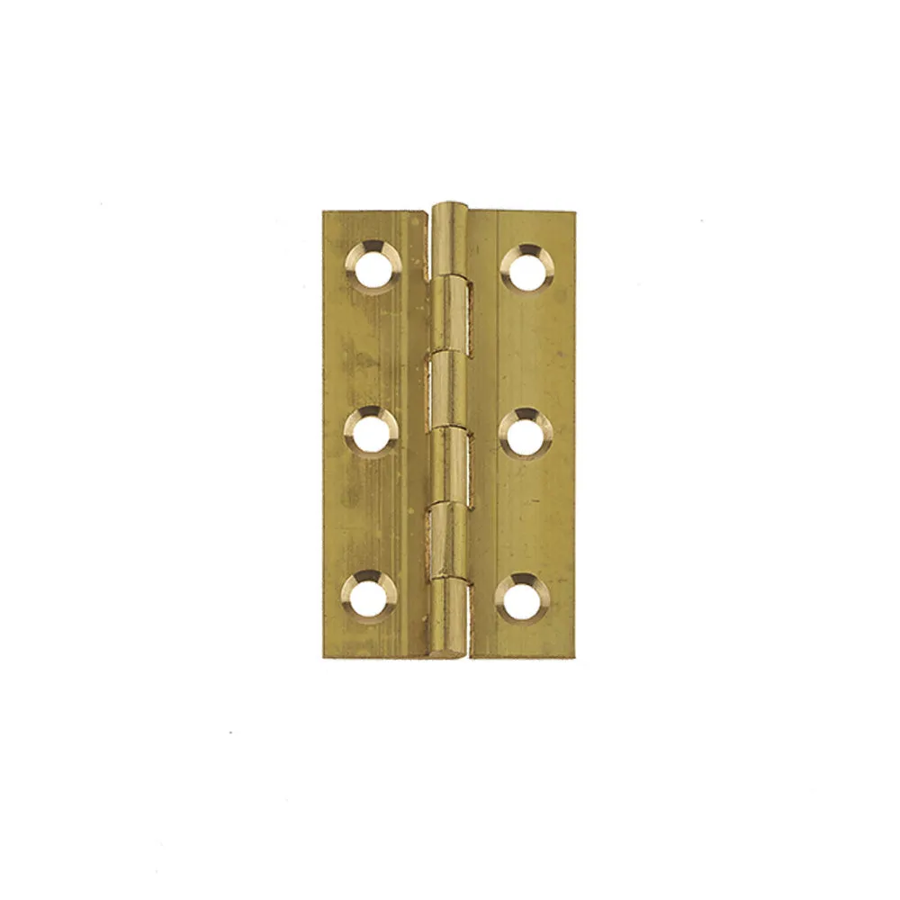 Premium Polished Brass Plain Butt Hinge 51x28x1.5mm for Durable Door Hardware - Door Hinges