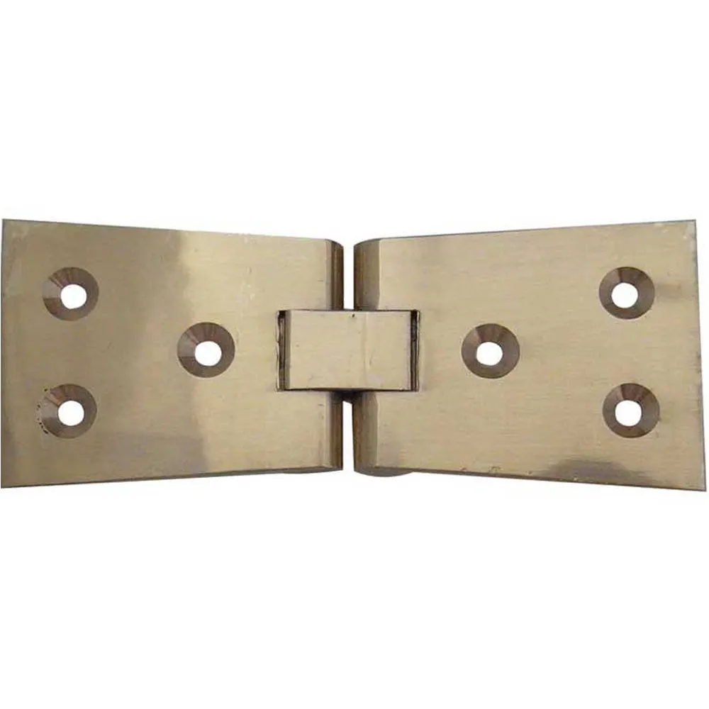 Premium Polished Brass Counter Flap Hinge 99mm x 40mm for Durable Use - Lift Up Bar Hatch