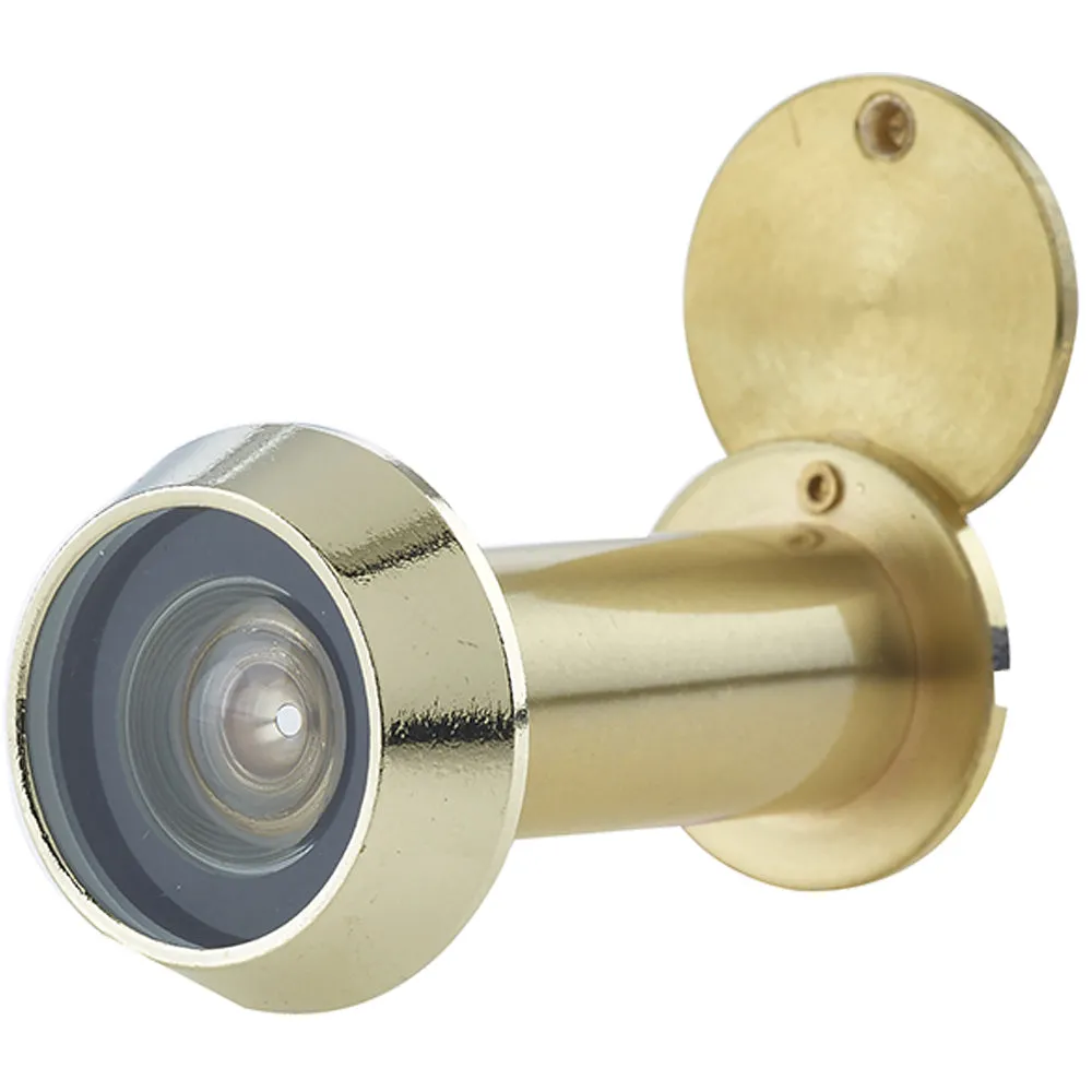 180 Degree Door Viewers for 35-55mm Doors with Satin Brass Finish