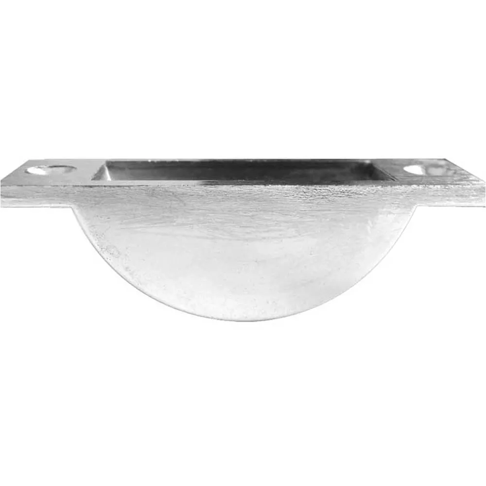 Zinc Easy Clean Bolt Socket 63x20mm in Satin Chrome Finish for Enhanced Door Security