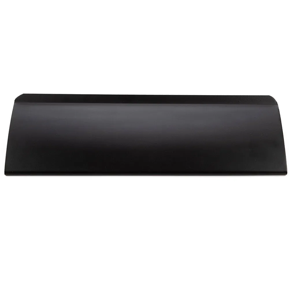 Stylish Black Inner Door Tidy Organizer 355x126mm - Internal Letter Box Plate